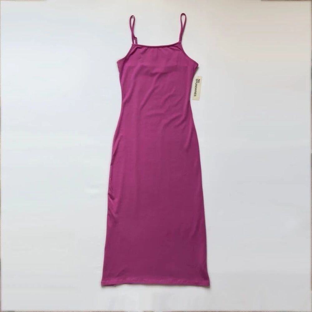 No Boundaries Orchid Delight Square Neck Midi Dress XS NWT
